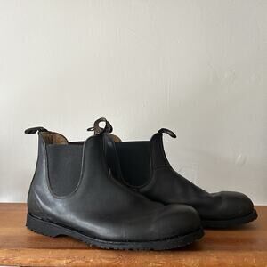 Men’s Blundstone #558 Chelsea Boots Black Leather Vibram Resole Size 13 US 14